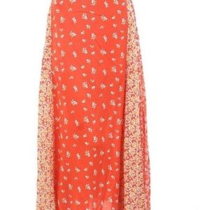 Free People Kaia Floral Maxi Skirt Size Small